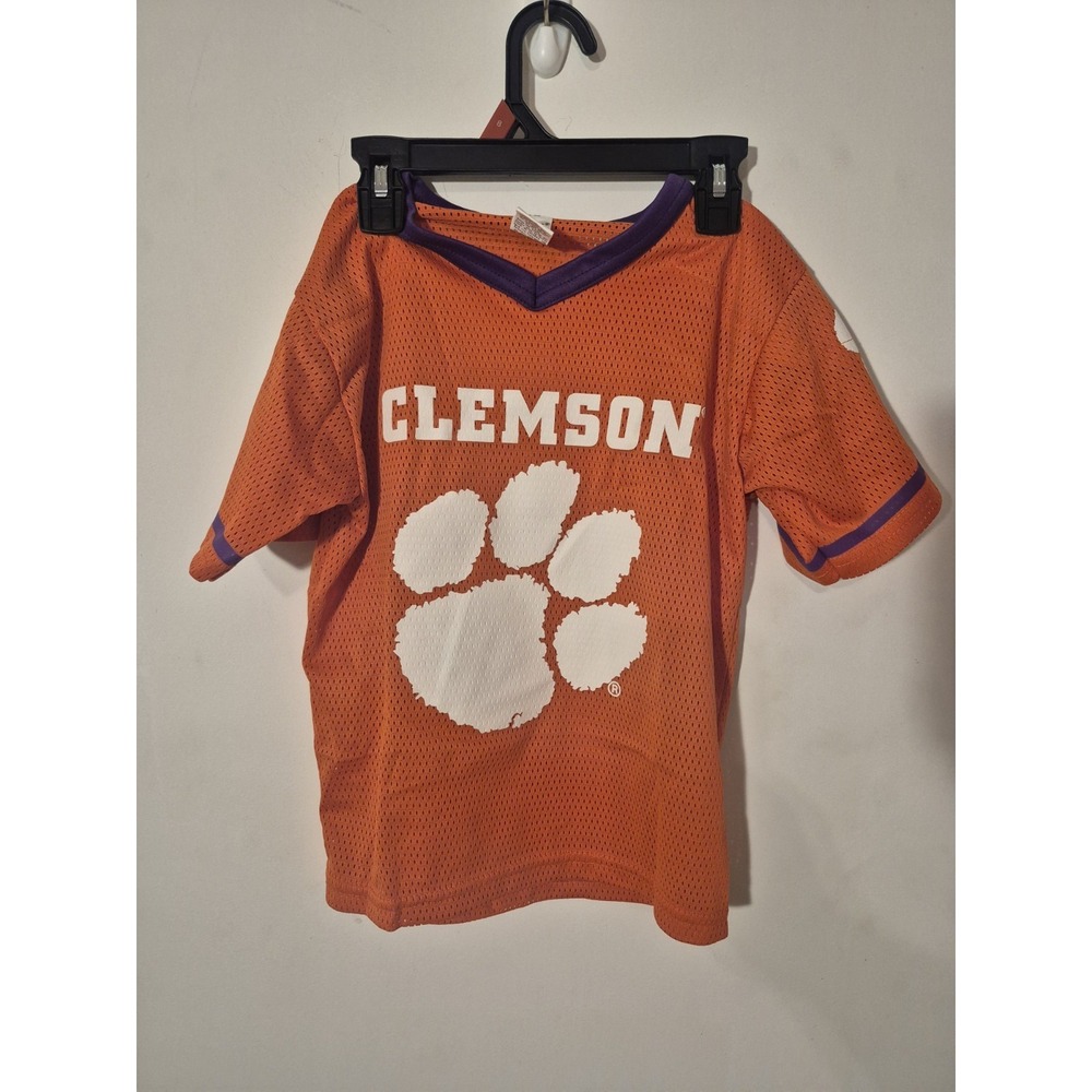 Clemson Tigers Jersey Youth Small Orange Franklin
